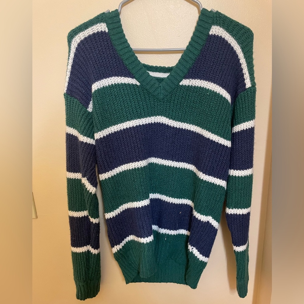 Small American Eagle Striped Sweater